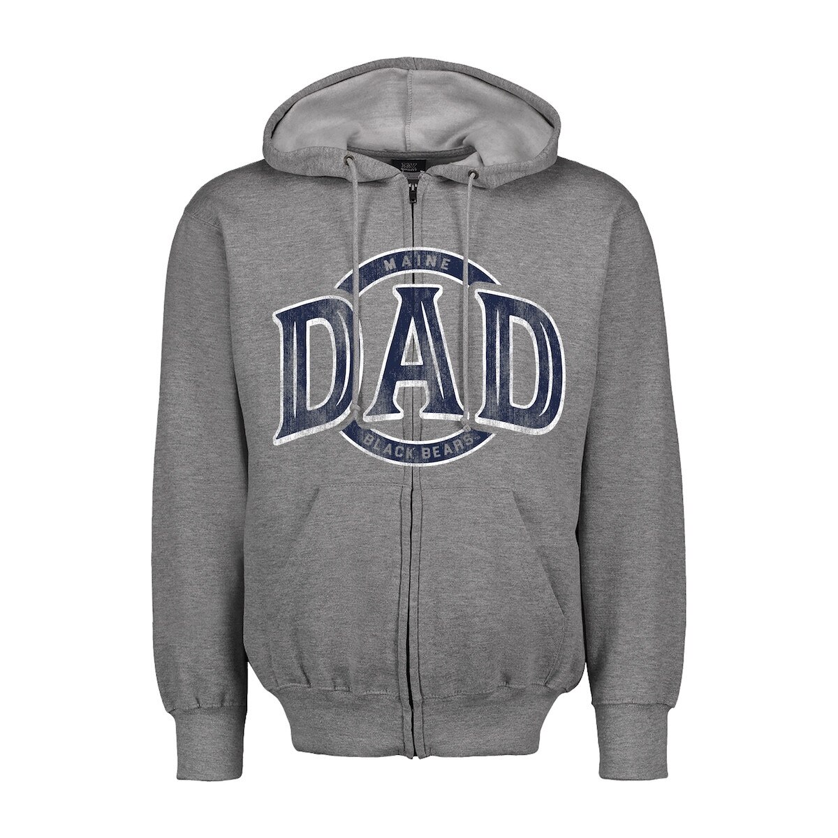 Maine Dad Black Bears Full-Zip Hoodie